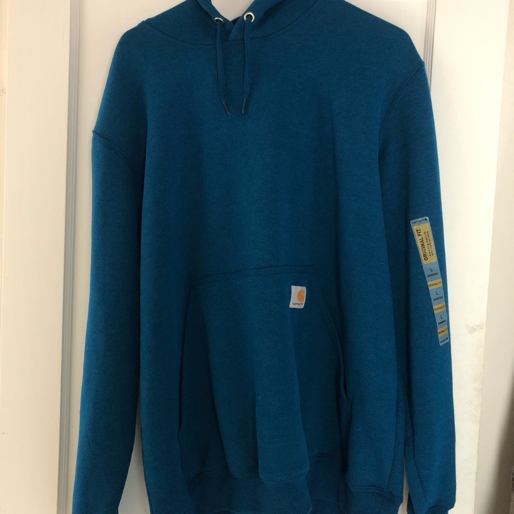BLUE CARHARTT HOODIE